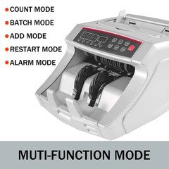 1000Pcs/Min Money Counter Cash Register Euros Bills Fake Banknote Detector