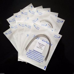 10 Pcs Dental Orthodontic NITI Super Elastic Rectangular Arch Wire Ovoid/Natural