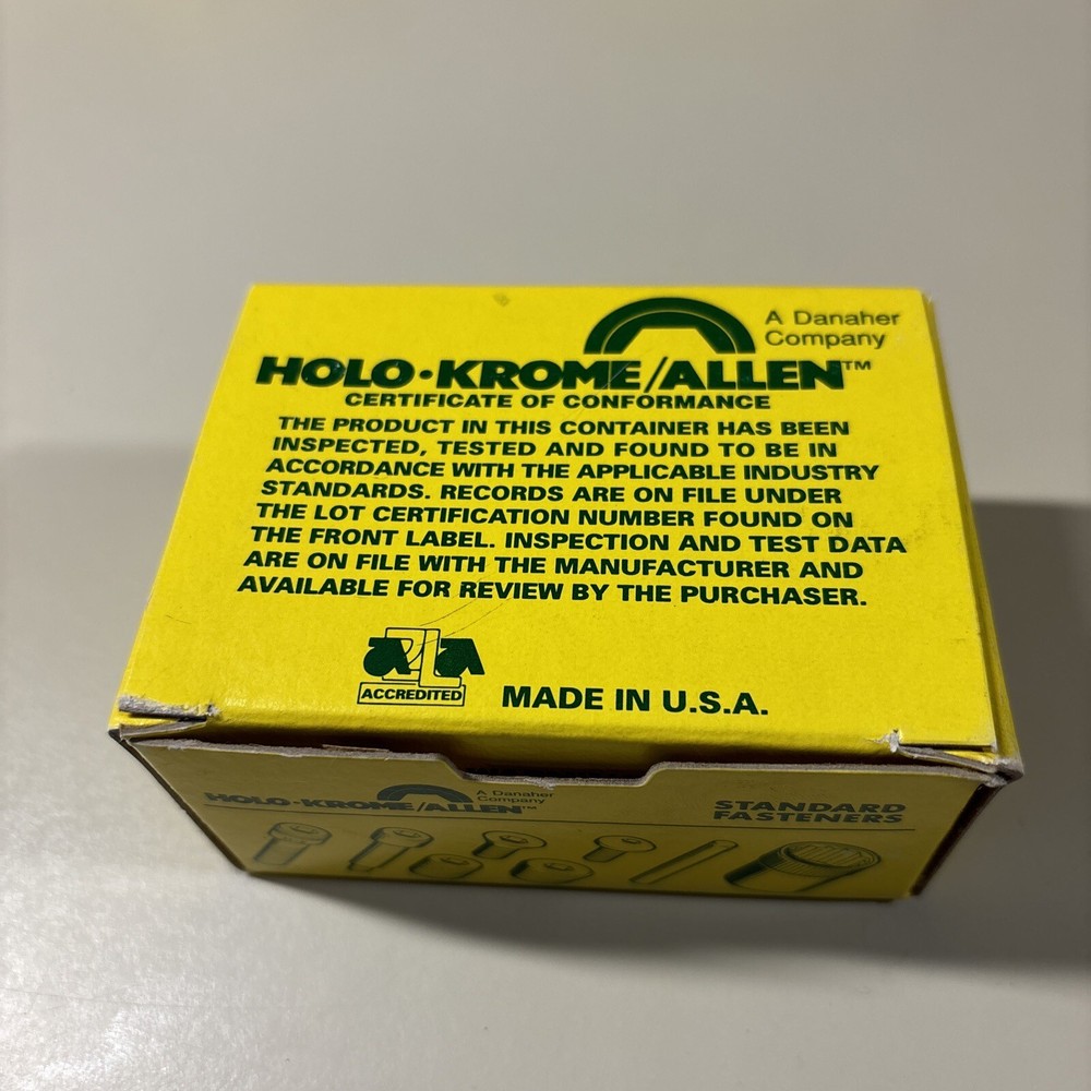 Holo-Krome 5/16-18×3/8” Socket Button Head Cap Screws Black 64052 New 100ct #2