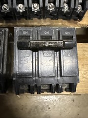 (Lot of 8!) GE Circuit Breakers 3 Pole, RV-2937 30A, 40A, 60A, 80A, USED