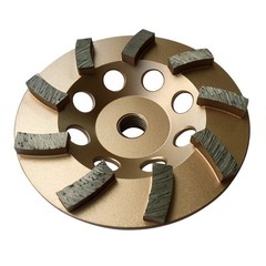 4.5″ Concrete Grinding Cup Wheels 9 Diamond Abrasive Seg 5/8″-11 Arbor