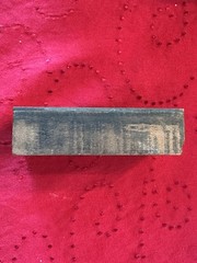 Antique United States Glass Co. Pittsburgh Pa. Wood And Copper Printing Block