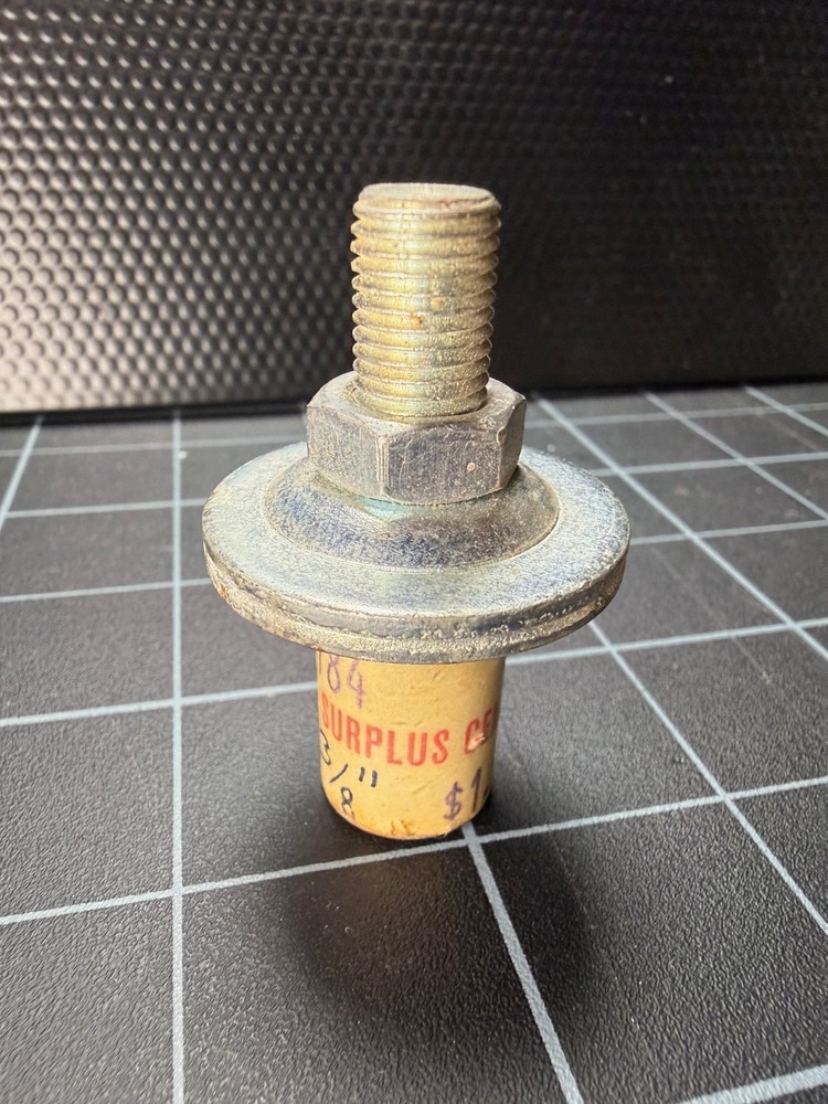 3/8″ Motor Arbor for 3/8″ Shaft – With Set Screw & Threaded Stud