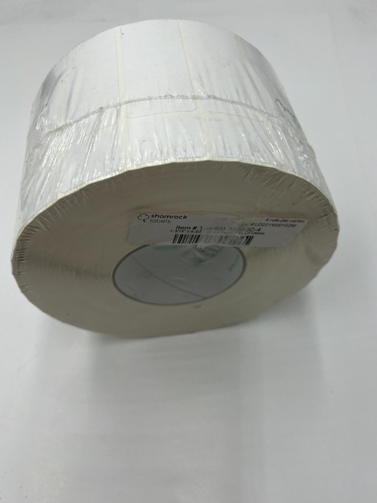 Shamrock Direct Thermal Label 1-3/16″ X 4-3/32″ White THERM-SHMMC-4