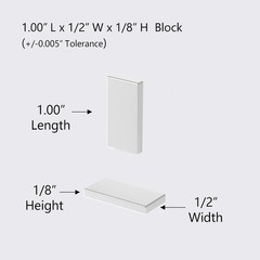 N52-1.00″ L x 1/2″ W x 1/8″ H – 16 Pack, Neodymium Bar Magnets, Powerful Rare…