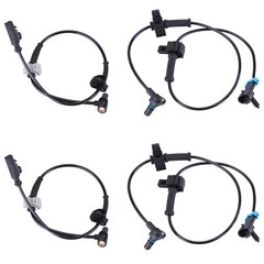 Front and Rear Left & Right ABS Wheel Speed Sensor 2 Pair for Chevy Silverado✅