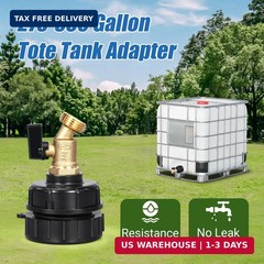 IBC Tote Adapter, 275-330 Gallon ibc tote fittings 2.36″ Fine Thread Tote Valve