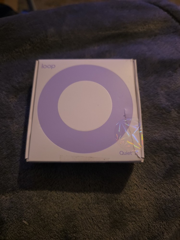 Loop Quiet 2 Reusable Earplugs for Noise Reduction Violet New Open Box
