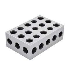 1 Pair 2-4-6 Blocks 23 Holes Matched Ultra Precision .0002″ Machinist 246 Jig