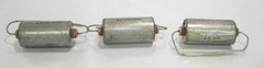 Vintage GE Company .1 uf 400 DC Model 41F492DA1 Capacitor Lot of 3 Surplus