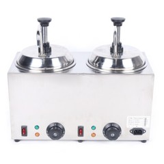 1600W 110V Hot Fudge Nacho Cheese Dispenser Sauce Caramel Melting Warmer Machine