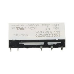 24VDC 6A 250VAC 5-Pin For No.2961105 Phoenix Contact Power Relay (Pack of 10)