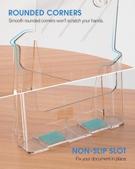Plastic Journals Display Stand, 8.5″ Wide – 4 Pack