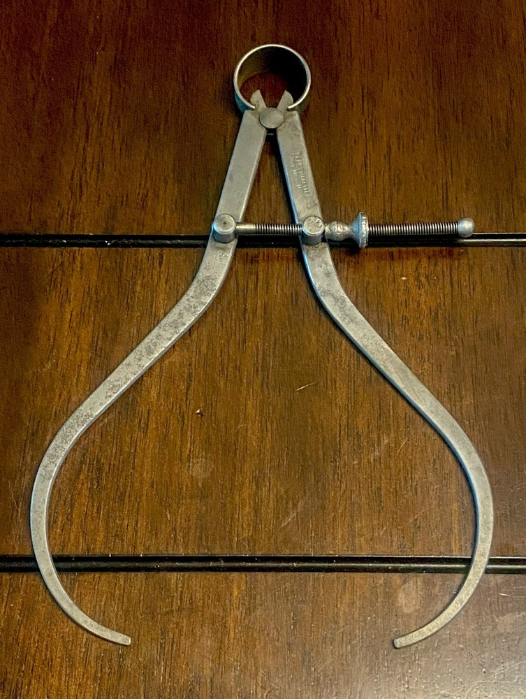 Antique c.1915 The L.S.Starrett Co. No.79 Yankee Spring Joint 9” Outside Caliper