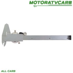 ALL-CARB 6″ DIAL CALIPER CARBON STEEL SHOCKPROOF .001″ OF ONE INCH