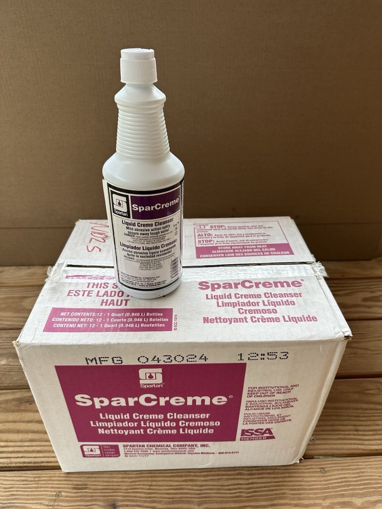 Case of 12 Spartan SparCreme Cleanser – Qt.