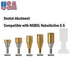 US Implant Locator Abutments Fits Nobel Active Male Caps Dental NP RP 1.0-5mm
