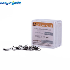 50pcs/box Dental Matrices Refill Sectional Contoured Stainless Steel Matix Bands