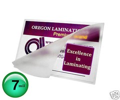 500/pk 7 Mil Prayer Cards size Hot Laminating Pouches 2-3/4 x 4-1/2, 2.75 x 4.5