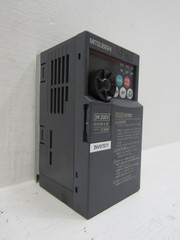 Mitsubishi FR-E720-0.2K Freqrol E700 Inverter Drive 200-240V 1.5A 0.2-400Hz 3PH