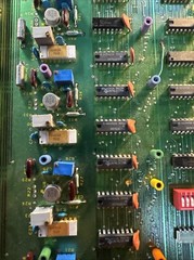National Semiconductor Chips. AD40004, SN74LS, MM2102 Vintage white gold Ceramic