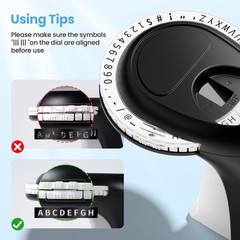 Compatible DYMO Embossing Label Maker with 5 DYMO Label Tapes | Organizer Xpress