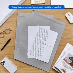 50 Pcs 14” x 18” Extra Large Mailing Envelopes 32lb with Gummed Flaps, Cata…