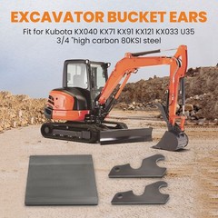 Quick Attach Bucket Ears Fit For Kubota KX040 KX71/KX91 KX121/KX033 U35