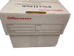 OfficeDepot 9.5 X 11 Continuous Paper 3 Part Carbonless 1000 Sheets 15lb 3-Color