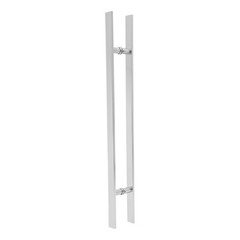 Stainless Steel Door Handle 35.24in Pull Push Sliding Barn Door Handles Silver