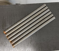 52100 Steel Round Bar Stock 3/4 Diameter x 12″ Length ,Knife (6 PC LOT)