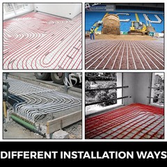1/2 x 900ft Pex Tubing Oxygen Barrier O2 EVOH Red Radiant for in Floor Heat Pipe