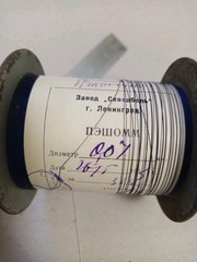 wire 0.07mm – PESHOMM enameled, with silk insulation, manganin, high resistance