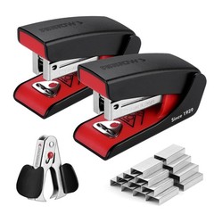 Arrow 2PCS Mini Staplers with Staples 16 Sheets Capacity for Daily Office School