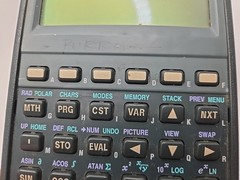 HP 48GX Graphing Calculator NO BATTERY/CARD COVER Tested & Works SEE PHOTOS
