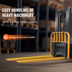 VEVOR Pallet Fork Extensions Forklift Extensions 84″ x 4.5″ Heavy Duty Steel