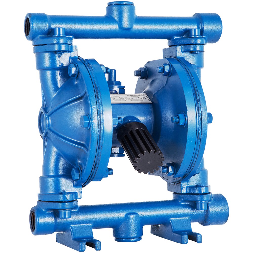 VEVOR Air-Operated Double Diaphragm Pump 1/2″ Inlet Cast iron Nitrile Diaphragm