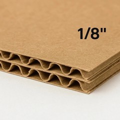 100 – 7.5″ x 7.5″ Corrugated Filler insert Pads 45 RPM For 7″ Record Mailers