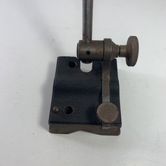 The L.S. STARRETT CO ATHOL, MASS. USA SURFACE GAGE w/ 9” Post & Snug