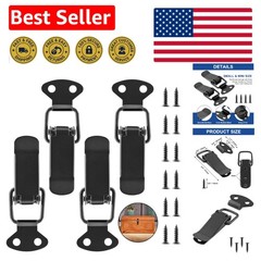 Stainless Steel 2.2″ Toggle Latches – 4Pcs with Screws for Cabinets and Chests