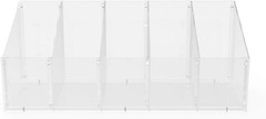 Fixturedisplays® 24 X 8 X 8″, 5-Slot Divided Candy Bulk Bin Clear Acrylic Counte