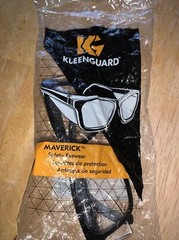 Kleanguard Maverick Safety Anti-Fog Glasses Side Guard Shields 1 Pair BLK Frame