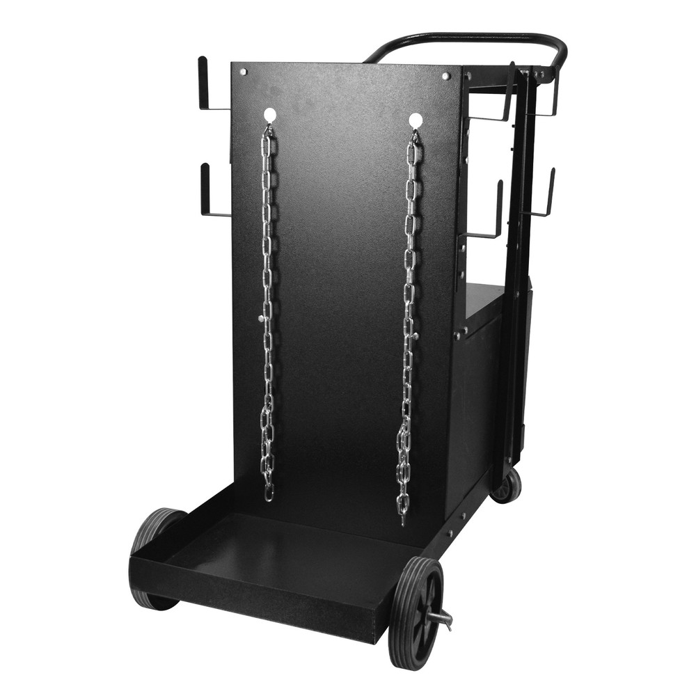 MIG/TIG/Plasma Heavy Duty Welding Cart with 4 Drawers, 360° Rolling Trolley