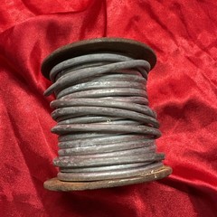 Nassau PEDIGREED Solder Spool B Stearine Core AT-7241 4.81 LBS Vintage Bell Tele