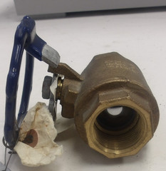 NIBCO BRONZE BALL VALVE 600 PSI TEMP RANGE: 400F P/N: NL95R0A T-585-70-RD NEW