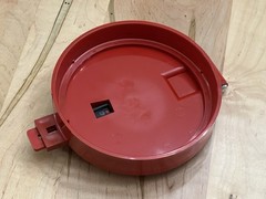Weather Guard 239 Red Steel/ Plastic Lockable Conduit Carrier (MISSING BOLT KIT)