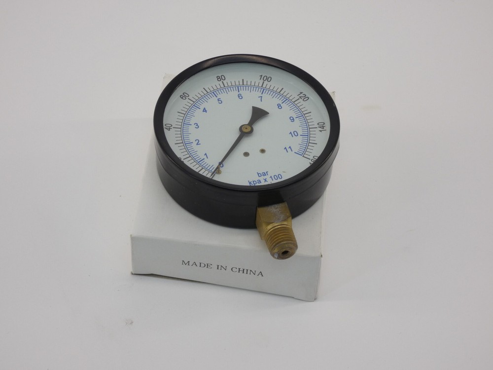 Pressure Gauge 98601575 3.5″ Face Dial 0-160 PSI 1/4NPT Bottom Connection – N…