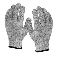 4 Pairs Level 5 Anti-cut Gloves Safety Cut Proof Stab Resistant Kitchen Butcher