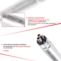 10 Pcs Seasky NSK PANA MAX Style Dental High Speed Turbine Handpiece Push 4Holes