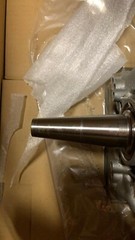 Crank shaft Adapter Taper to 1″ In. 1/4 key Briggs & Stratton Vanguard 37hp